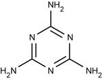 Химична структура на меламина